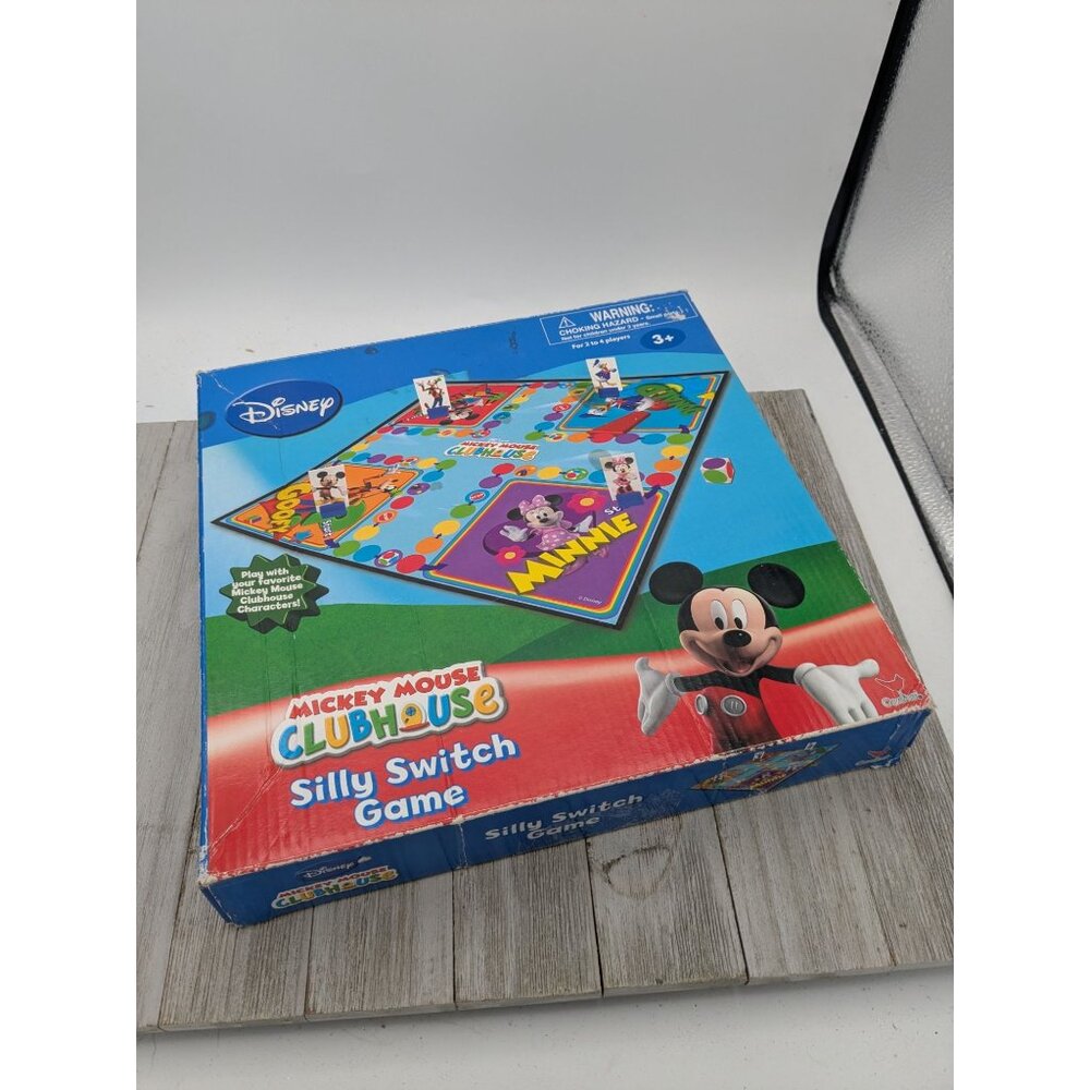 Disney Mickey Mouse Clubhouse Silly Switch Board Game Complete With Box